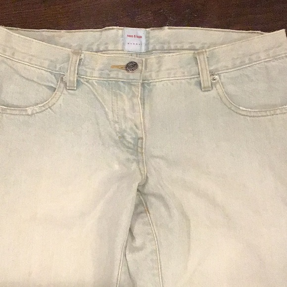 sass & bide Light Wash Distressed Denim - Picture 2 of 4